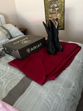 Ariat Black Leather Western Boots